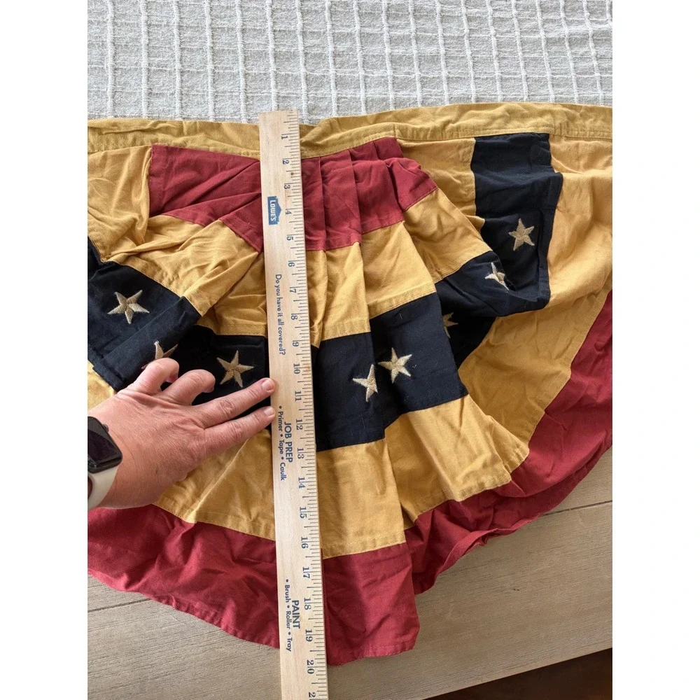 Set of 2 American flag bunting 38